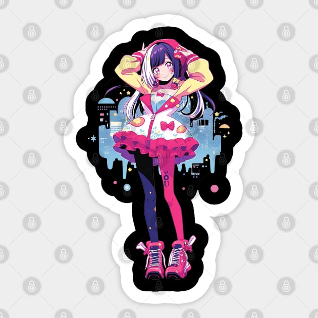 cute hoshino Sticker by Sparkledoom